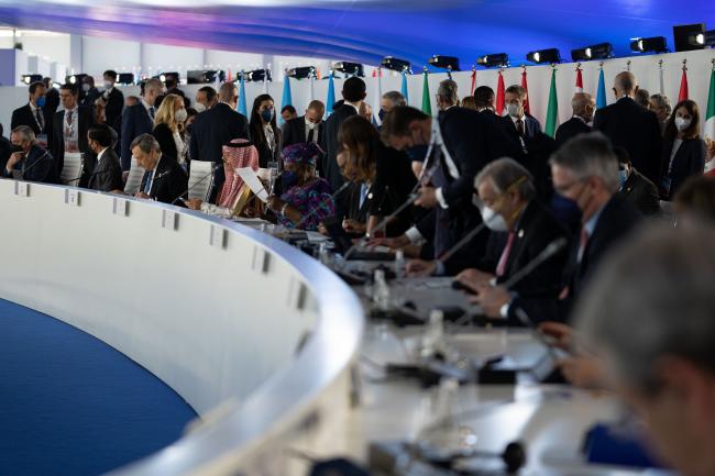 G20 Rome Summit, il giro di tavolo della prima sessione di lavoro