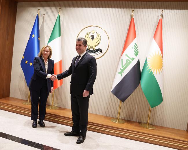 Incontro con il Primo Ministro dell’Autorità regionale curda Masrour Barzani
