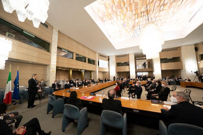 Il Presidente Draghi alla XIV° Conferenza degli Ambasciatori e delle Ambasciatrici d’Italia nel mondo