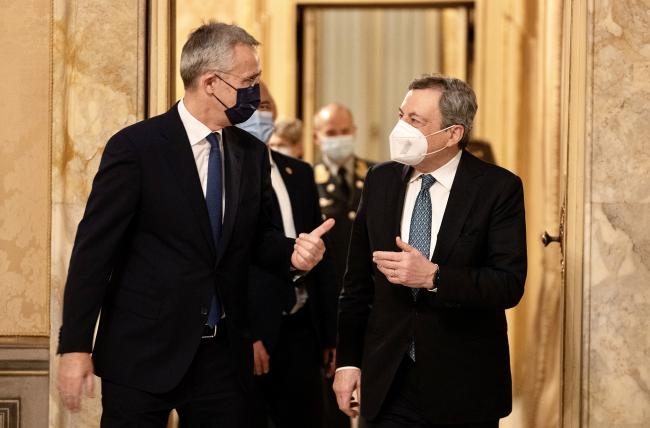 PM Draghi meets with NATO Secretary General Jens Stoltenberg