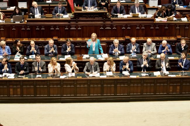 Consiglio europeo, le comunicazioni del Presidente Meloni alla Camera dei Deputati