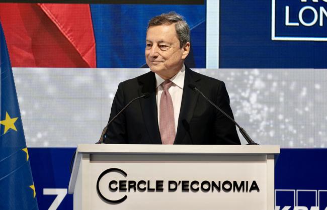Il Presidente Draghi interviene al “Cercle d’Economia”