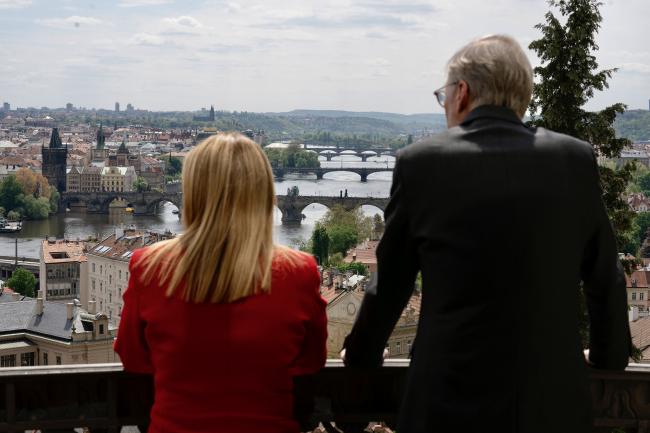 Il Presidente Meloni incontra il Primo Ministro del Governo della Repubblica Ceca Fiala
