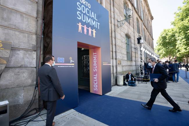 Draghi al Porto Social Summit