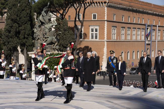 162° Anniversario dell’Unità d’Italia, il Presidente Meloni partecipa alle celebrazioni