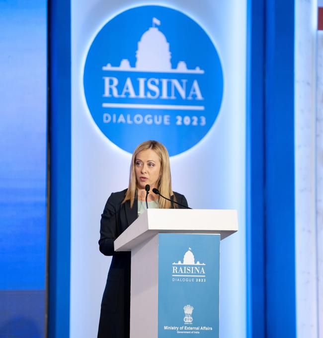 Apertura della conferenza Raisina Dialogue