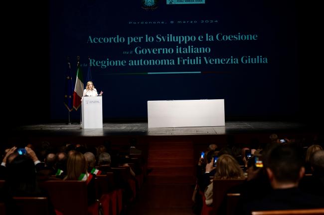 Accordo di coesione Governo - Regione autonoma Friuli-Venezia Giulia