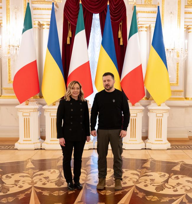 Incontro bilaterale con il Presidente ucraino Zelensky