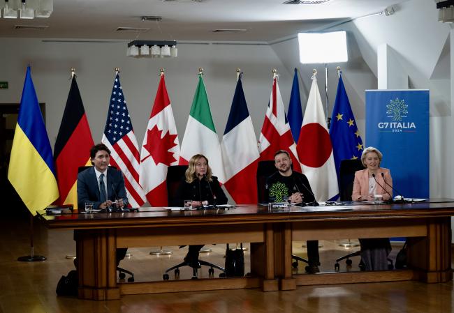 Video-conference meeting of G7 Heads of State and Government