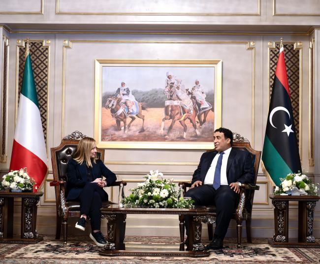 Incontro con il Presidente del Consiglio Presidenziale libico