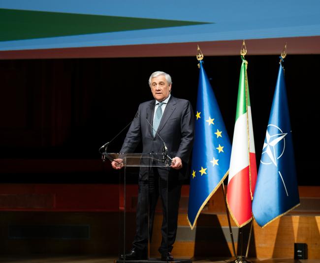 Vice-President of the Council of Ministers and Minister of Foreign Affairs Tajani at the States General of Italy