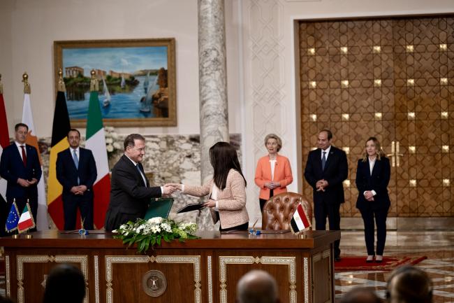 Signing of intergovernmental agreements between Italy and Egypt