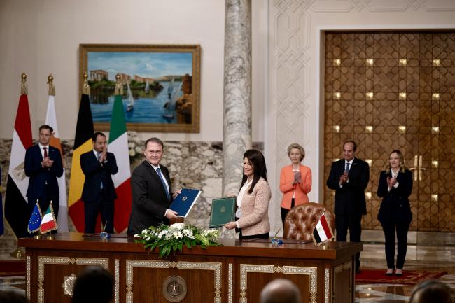 La firma di accordi intergovernativi Italia-Egitto