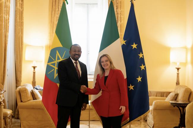 Colloquio tra il Presidente Meloni e il Primo Ministro dell’Etiopia Abiy Ahmed Ali