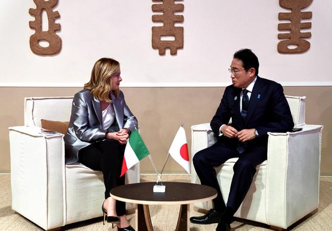 COP28, incontro bilaterale con il Primo Ministro del Giappone