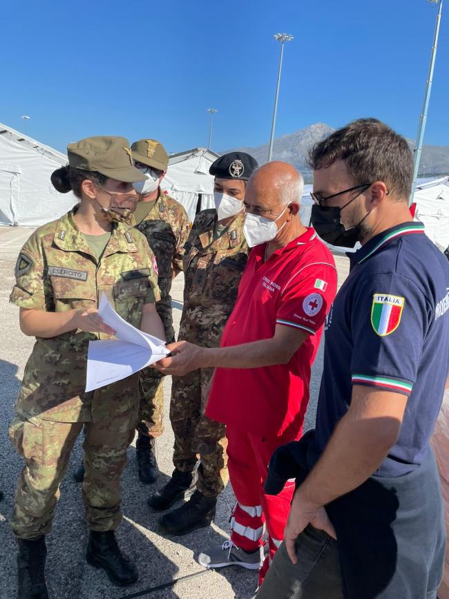 Seconda giornata di vaccinazioni anti-Covid-19 in favore degli Afghani arrivati in Italia  