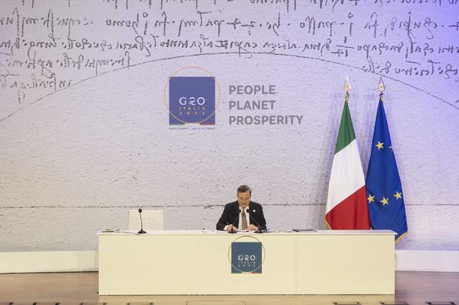 G20 Rome Summit, la conferenza stampa del Presidente Draghi a conclusione dei lavori