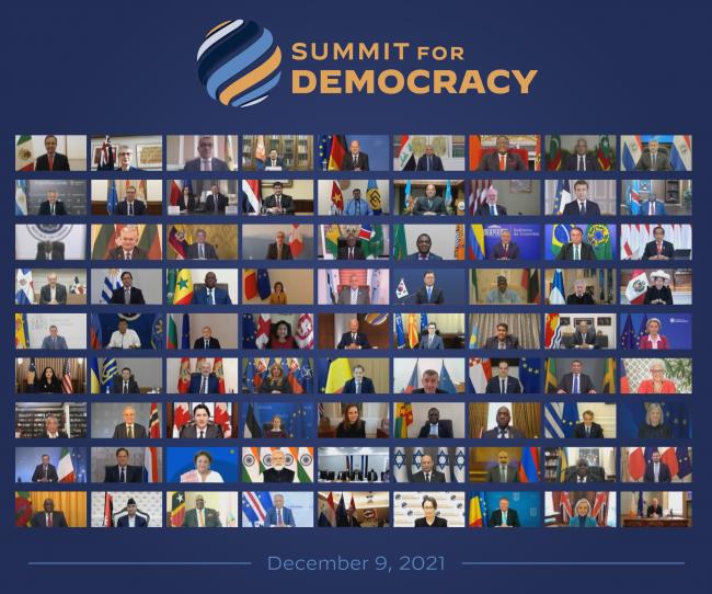 "Summit for democracy", i partecipanti