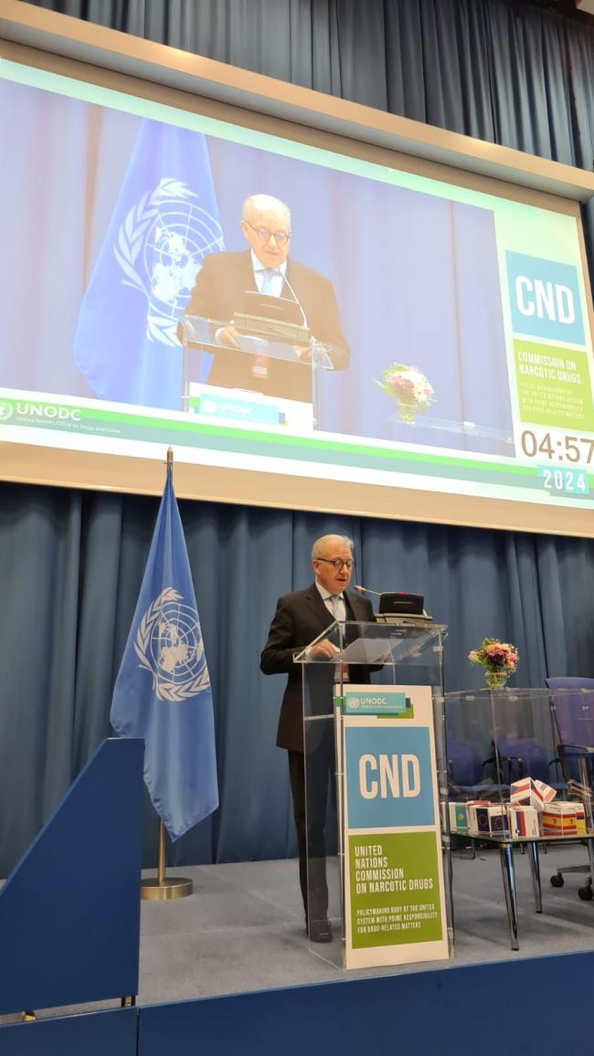 Il Sottosegretario Mantovano alla 67esima sessione annuale della Commissione Stupefacenti dell'ONU
