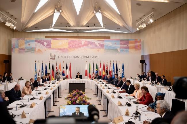 Sesta sessione di lavoro estesa ai Paesi Partner del G7 e alle Organizzazioni internazionali