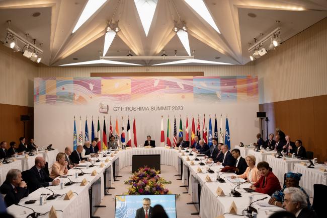 Sesta sessione di lavoro estesa ai Paesi Partner del G7 e alle Organizzazioni internazionali
