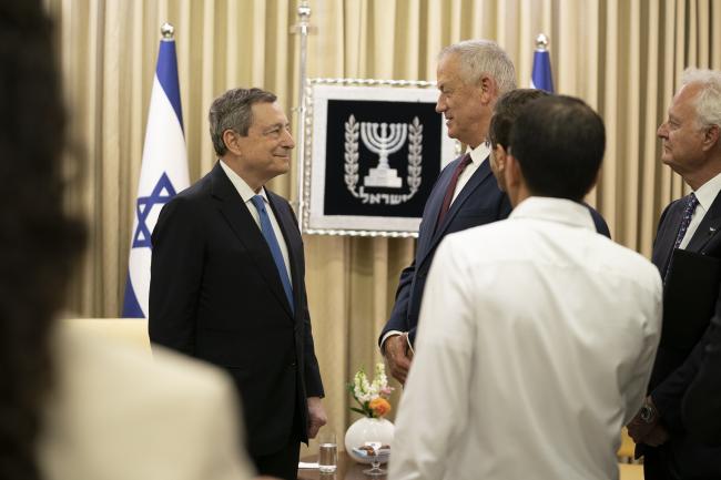 Incontro del Presidente Draghi con il Presidente dello Stato di Israele