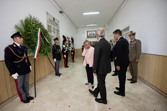 President Meloni in Palermo on anniversary of the Via D’Amelio bombing