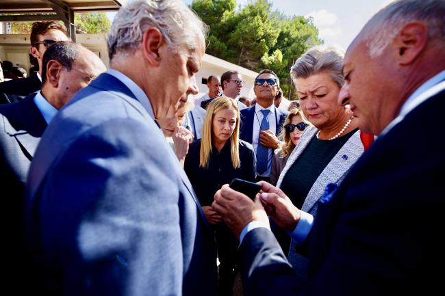 President Meloni and President von der Leyen visit Lampedusa