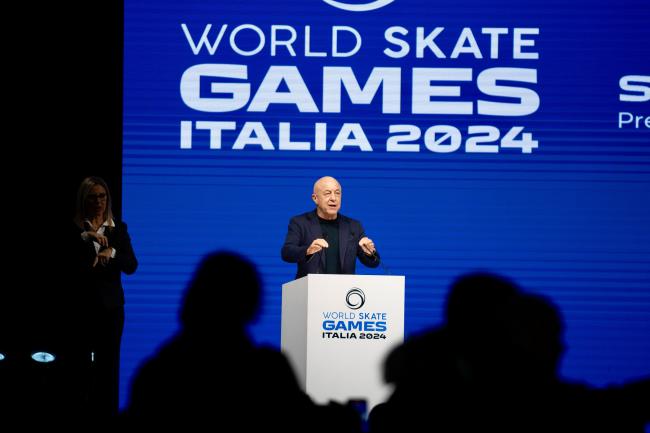 Presentation of the World Skate Games Italia 2024