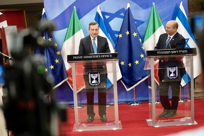 Press statements by PM Draghi and Israeli Prime Minister Naftali Bennett