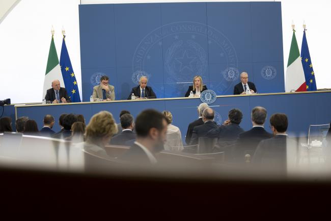 La conferenza stampa del Consiglio dei Ministri n. 3