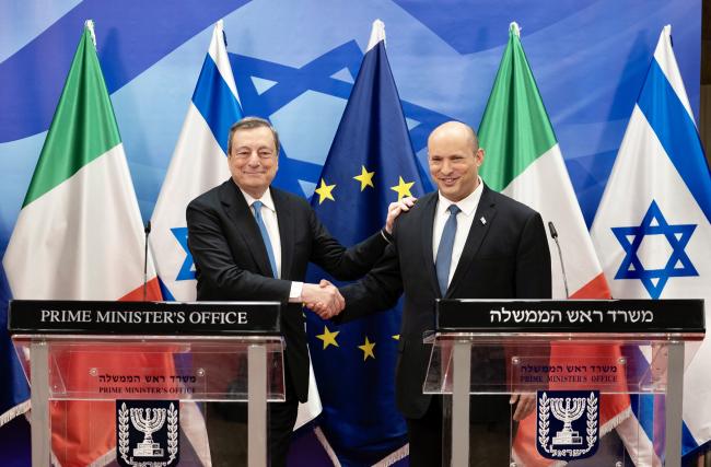  Press statements by PM Draghi and Israeli Prime Minister Naftali Bennett