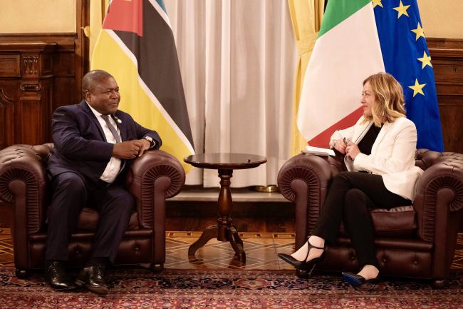 Italia-Africa Summit: President Meloni meets with President Nyusi
