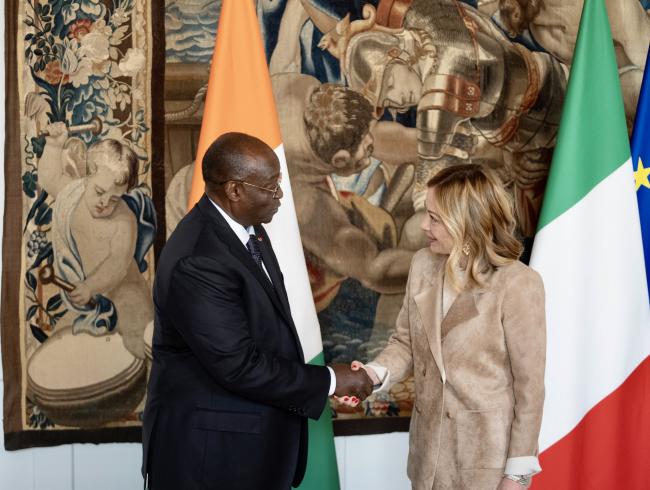 Incontro bilaterale con il Vice Presidente della Costa d’Avorio