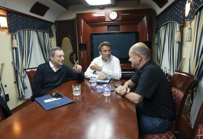 PM Draghi, President Macron and Chancellor Scholz travel to Kyiv