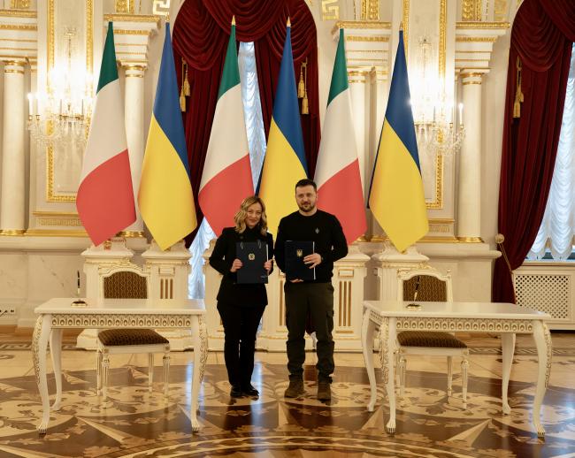 Incontro bilaterale con il Presidente ucraino Zelensky