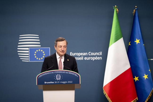 European Council: PM Draghi holds press conference