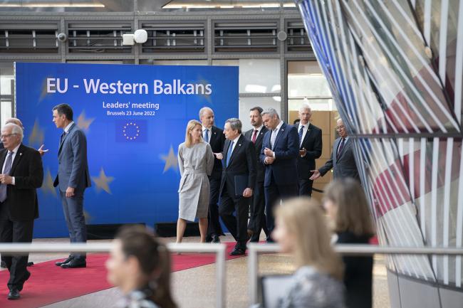 Il Presidente Draghi partecipa alla Riunione dei Leader dell’Ue e dei Balcani occidentali