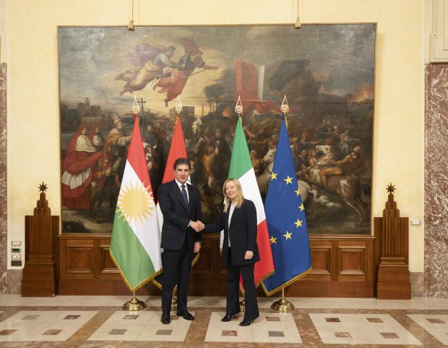 Incontro con il Presidente della Regione Autonoma del Kurdistan