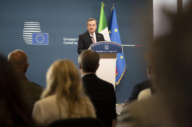 Il Presidente Draghi al Consiglio europeo Straordinario: conferenza stampa finale