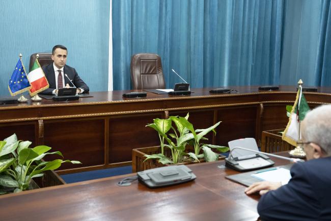 Algiers, Minister Di Maio meets with the Algerian Foreign Affairs Minister