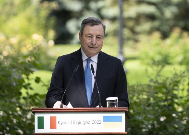 Draghi-Macron-Scholz-Iohannis-Zelensky joint press conference