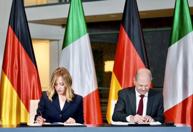Signing ceremony for Italy-Germany Action Plan