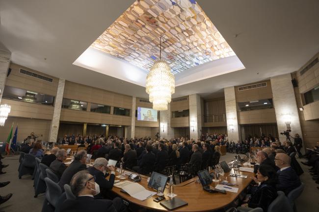 Il Presidente Meloni interviene alla XV Conferenza delle Ambasciatrici e degli Ambasciatori