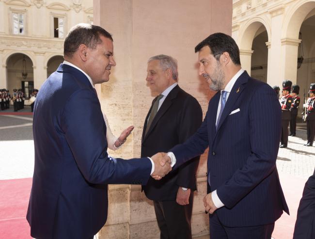 Il Presidente Meloni incontra il Primo Ministro del Governo di Unità Nazionale libico