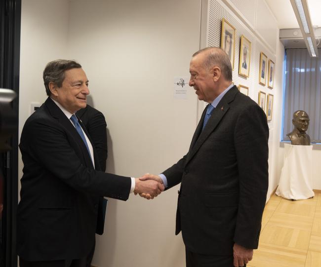 Incontro bilaterale del Presidente Draghi con il Presidente Erdoğan 