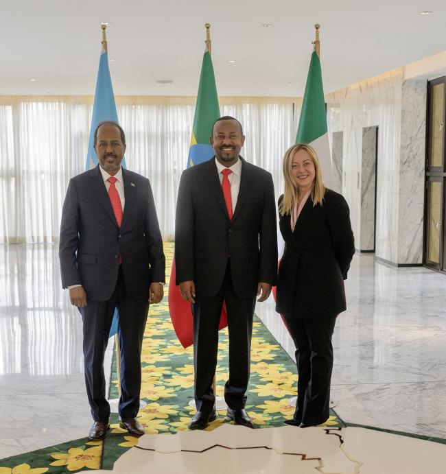 Incontro con il Primo Ministro etiope e il Presidente della Somalia