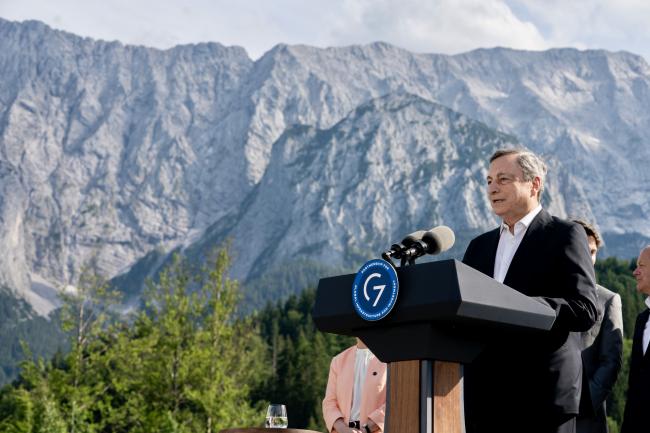 Vertice G7, le dichiarazioni alla stampa del Presidente Draghi