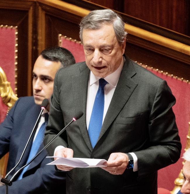 Le comunicazioni del Presidente Draghi in Senato