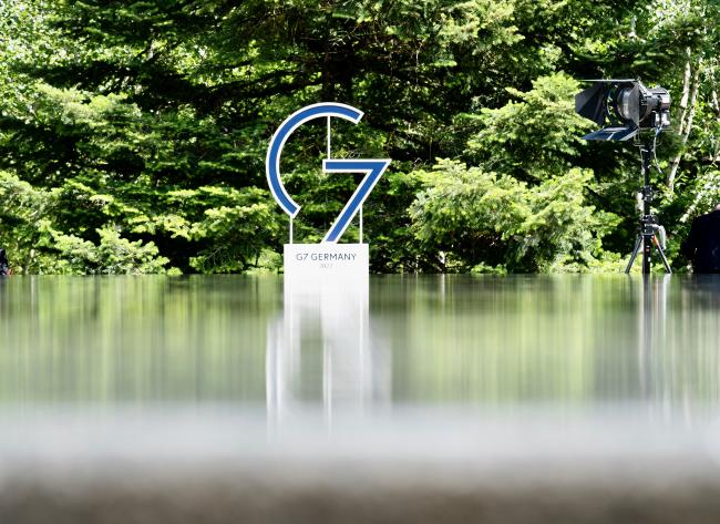 PM Draghi attends the second day of the G7 Summit
